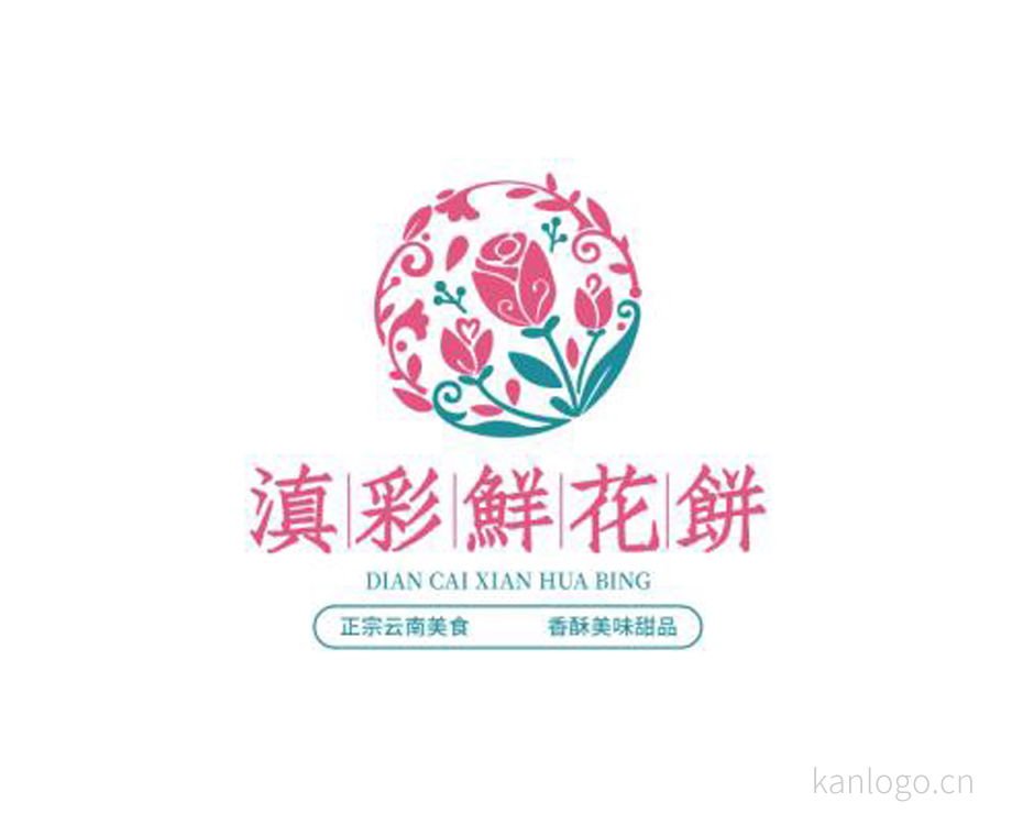 2019-11-17 16:00 来源:"学logo"微信公众号 标签:滇彩鲜花饼,d, 设计